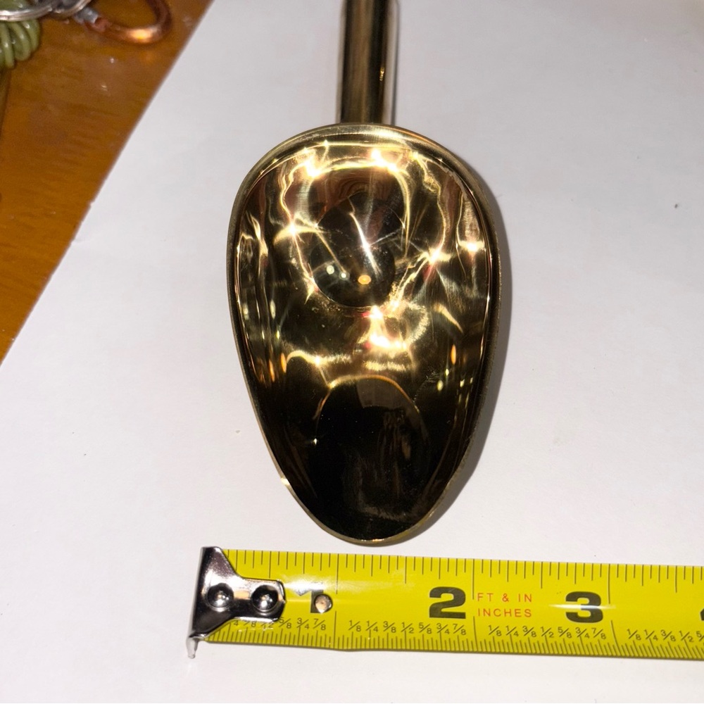 Lot 6 Gold Stainless Steel Ice Scoopers new - Picture 9 of 10